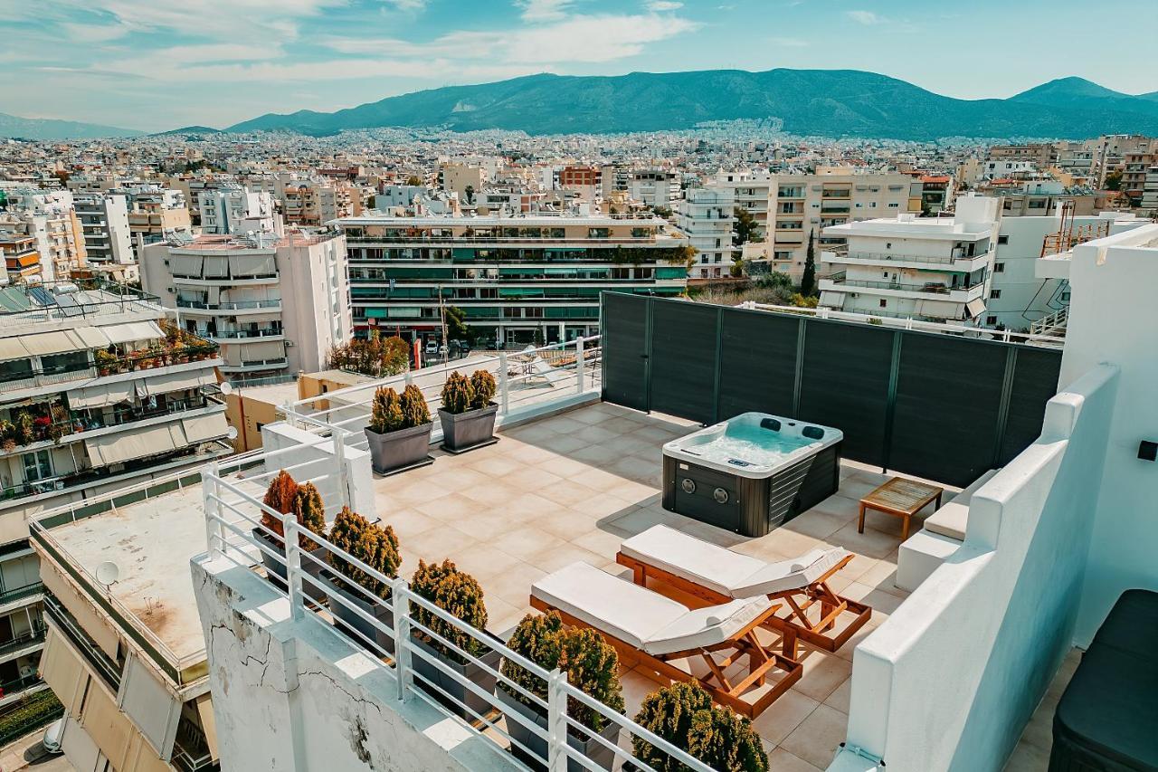 Suites With Magical View & Jacuzzi アテネ エクステリア 写真